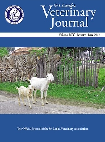 SLVA - Sri Lanka Veterinary Journal, Volume - 66(1) is available online